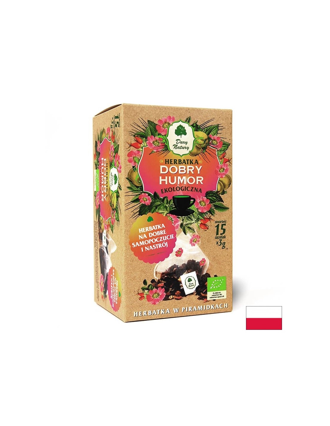 Τσάι βοτάνων για μια καλή διάθεση bio, 15 πακέτα