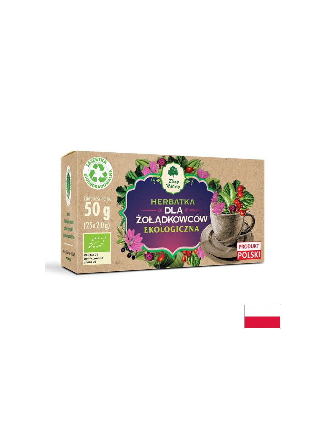 Τσάι βοτάνων για βιογραφικό στομάχι, 25 πακέτα