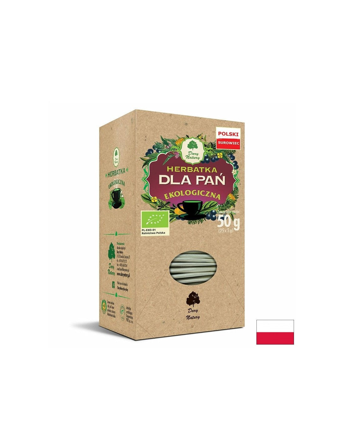 Τσάι βοτάνων για τις γυναίκες Bio, 25 σακούλες φίλτρων