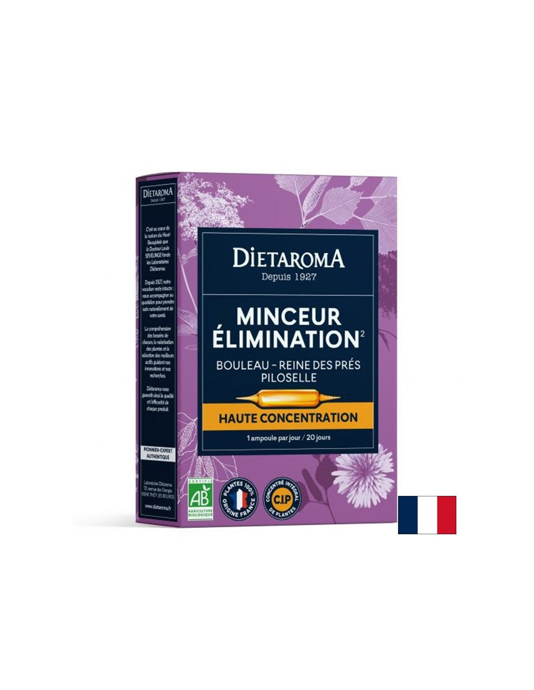 Φυτική φόρμουλα για απώλεια βάρους (με σημύδα, marsh marigold και αυτιά ποντικιών), 20 αμπούλες κατανάλωσης ποτών