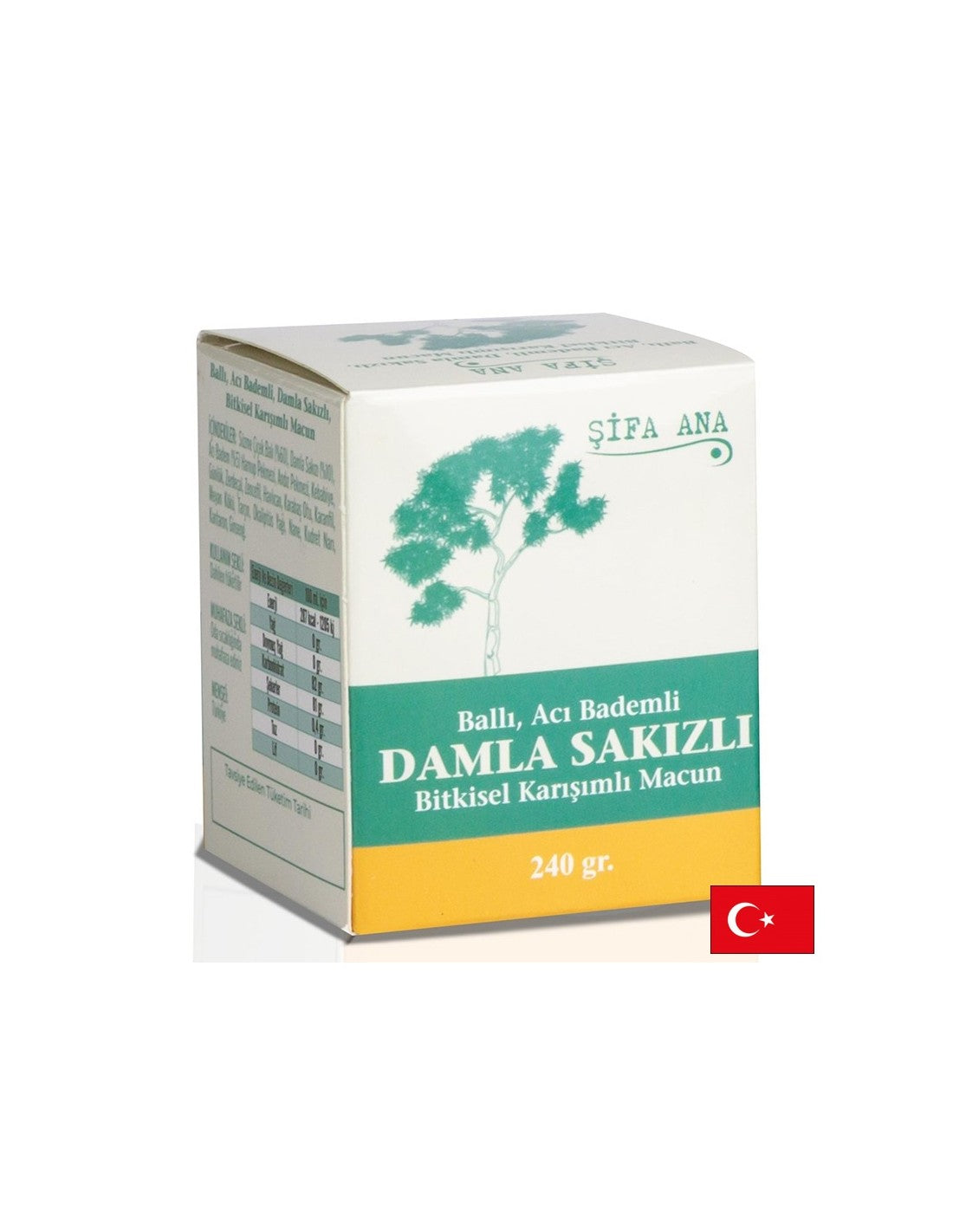 Φυτική πάστα με μέλι, πικραμύγδαλο και μαστιχέλαιο - για καλή πέψη, 250 γρ.