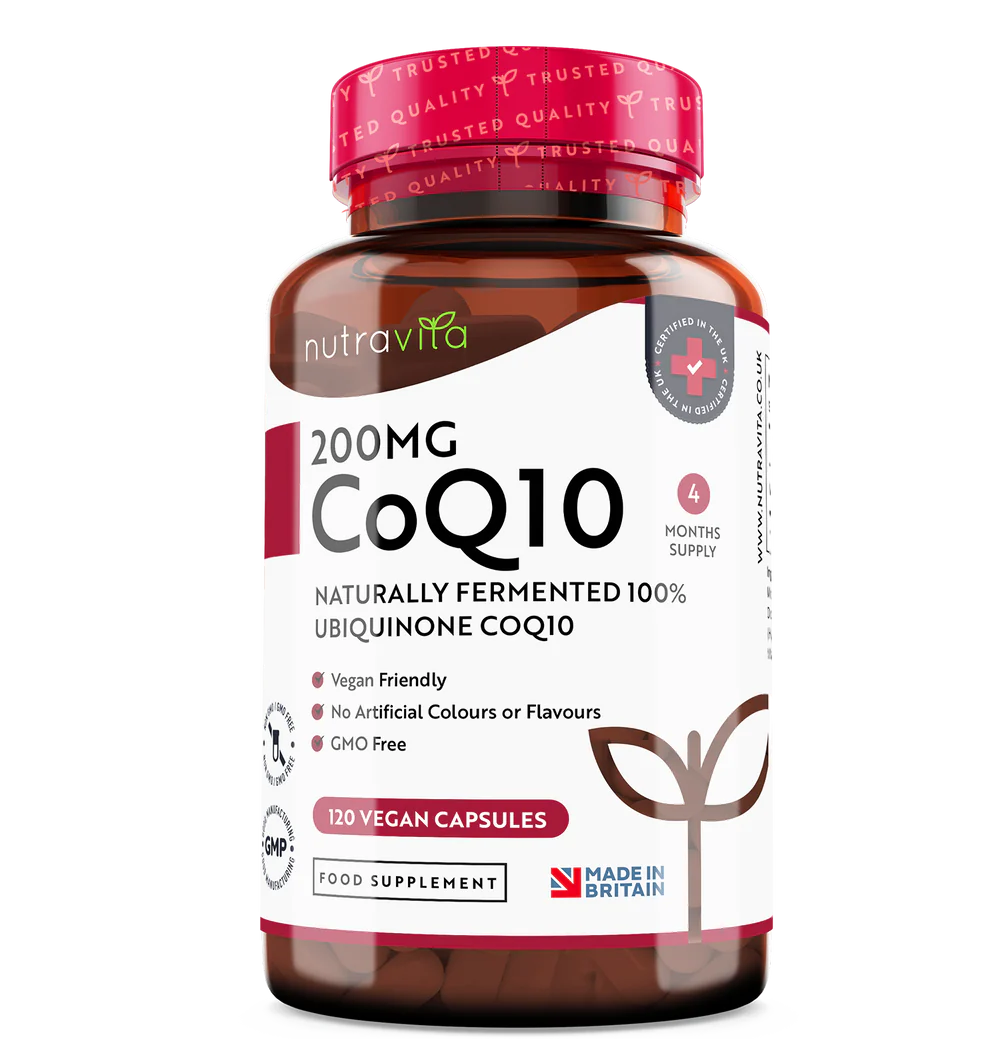 CoQ10 200 mg (Ουβικινόνη) /120 κάψουλες, 120 ημέρες/ <tc>Nutravita</tc>