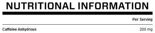 Καθαρή καφεΐνη 200 mg - 200 δισκία
