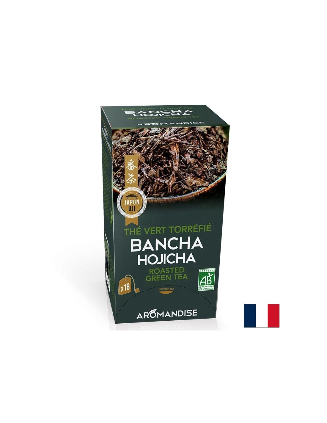 Bancha Hodzhicha Tea (ψητό πράσινο τσάι φύλλα), 18 σακούλες φίλτρων