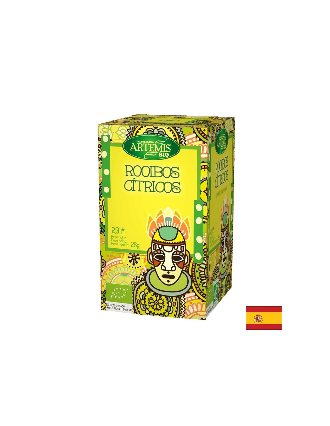 Τσάι rooibos με εσπεριδοειδή, 20 τσάντες φίλτρων Herbes del Moli