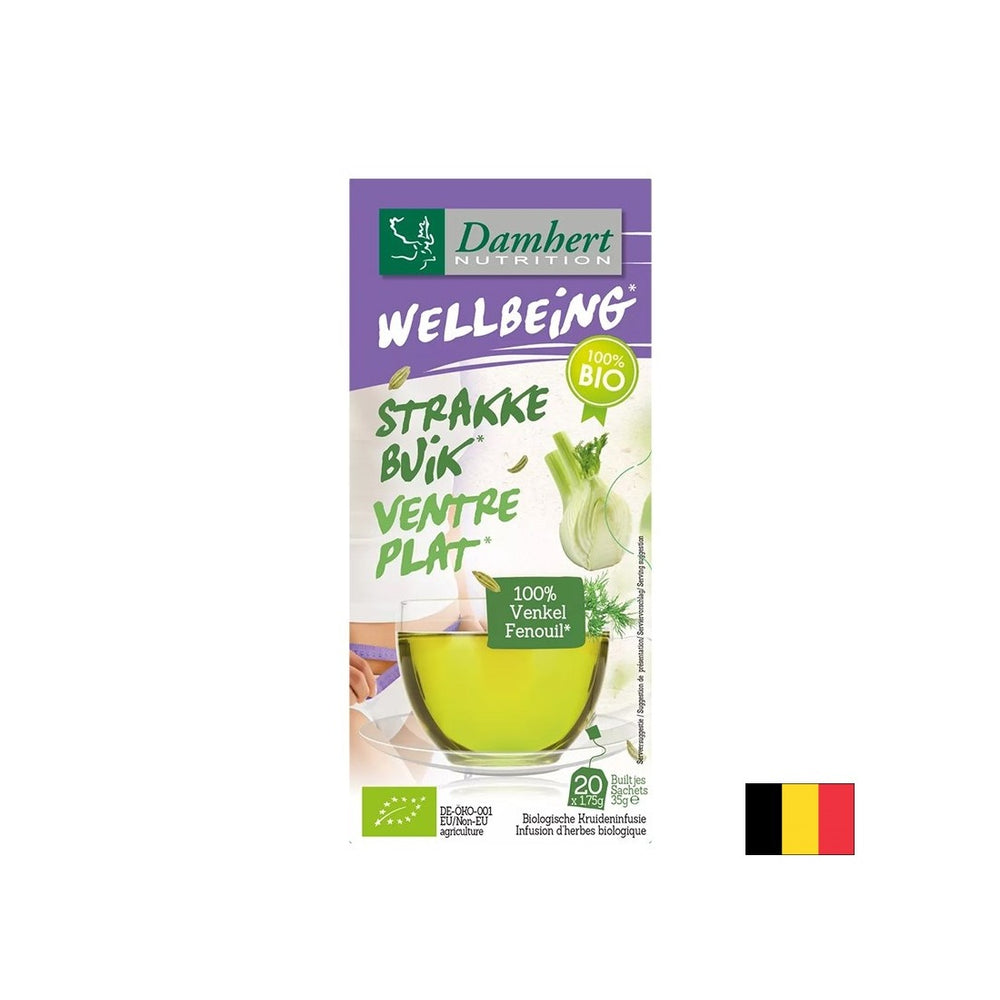 Επίπεδη κοιλιά τσαγιού βιογραφικό, 20 σακούλες φίλτρου