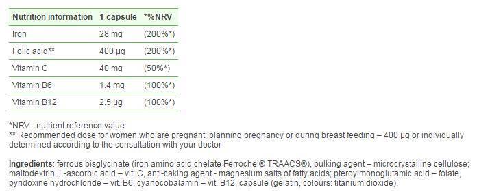 CHELA -FERR FORTE - 30 κάψουλες