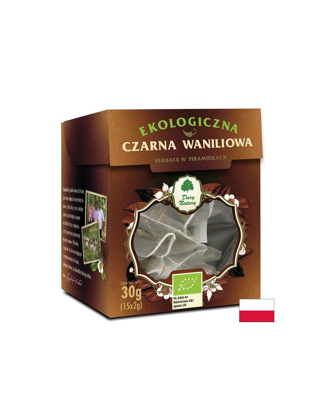 Black Ceylon Tea Bio, 15 σακούλες φίλτρων
