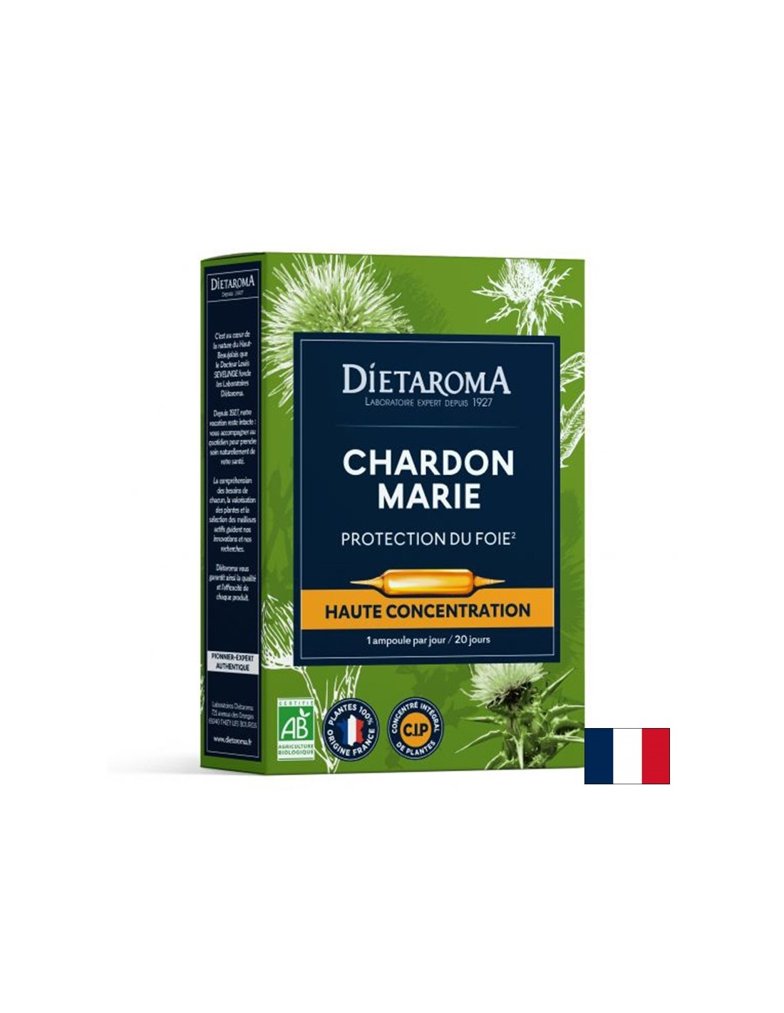 Το ήπαρ και η χολή - γάλα Thistle, 20 αμπούλες κατανάλωσης