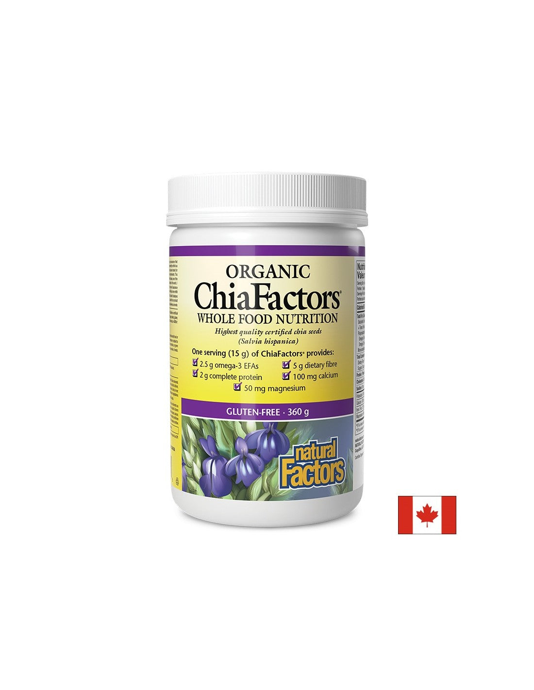 Chia Organic Chia Factors®, 360G σκόνη