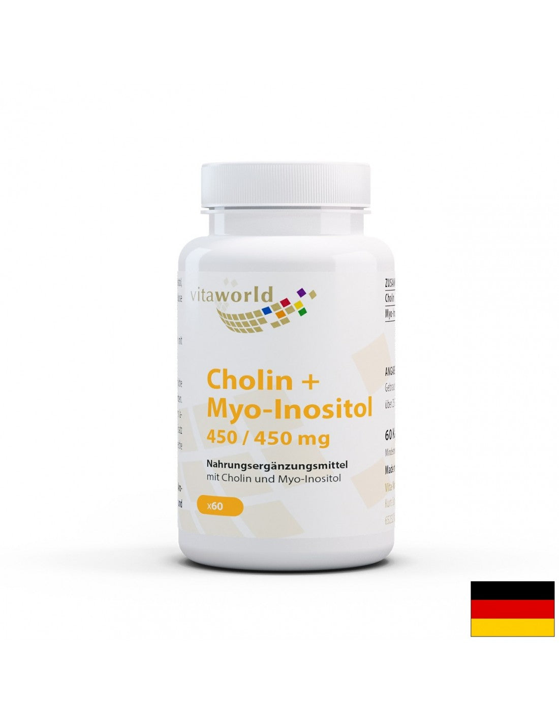 Cholin + myo-inositol/cholin + myo-inositol 450 mg, 60 κάψουλες
