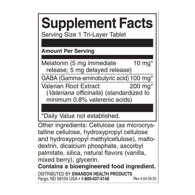 Φόρμουλα ύπνου | με τα δισκία GABA και VALERIAN 30