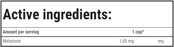 Μελατονίνη 1 mg - 90 κάψουλες