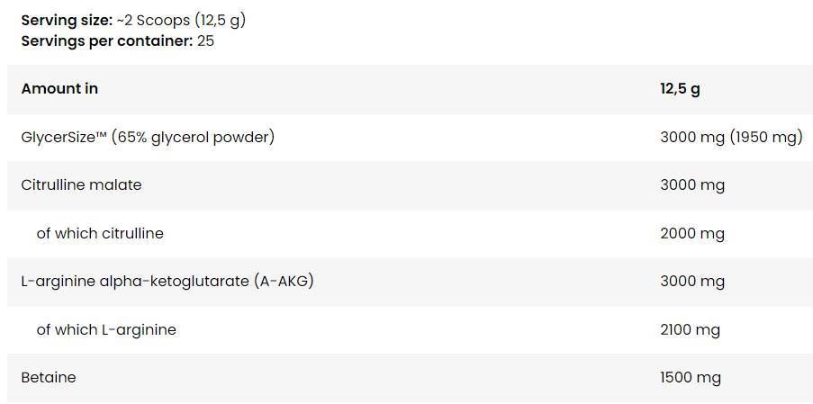 Αναβολική στην αντλία σκηνής | Φόρμουλα προ-προπόνησης χωρίς διεγέρσεις-12,5 γραμμάρια