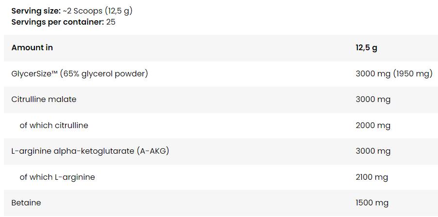 NAPALM On Stage Pump | Stim-Free Pre-Workout Formula - 313 grams - Nutra Best Europe