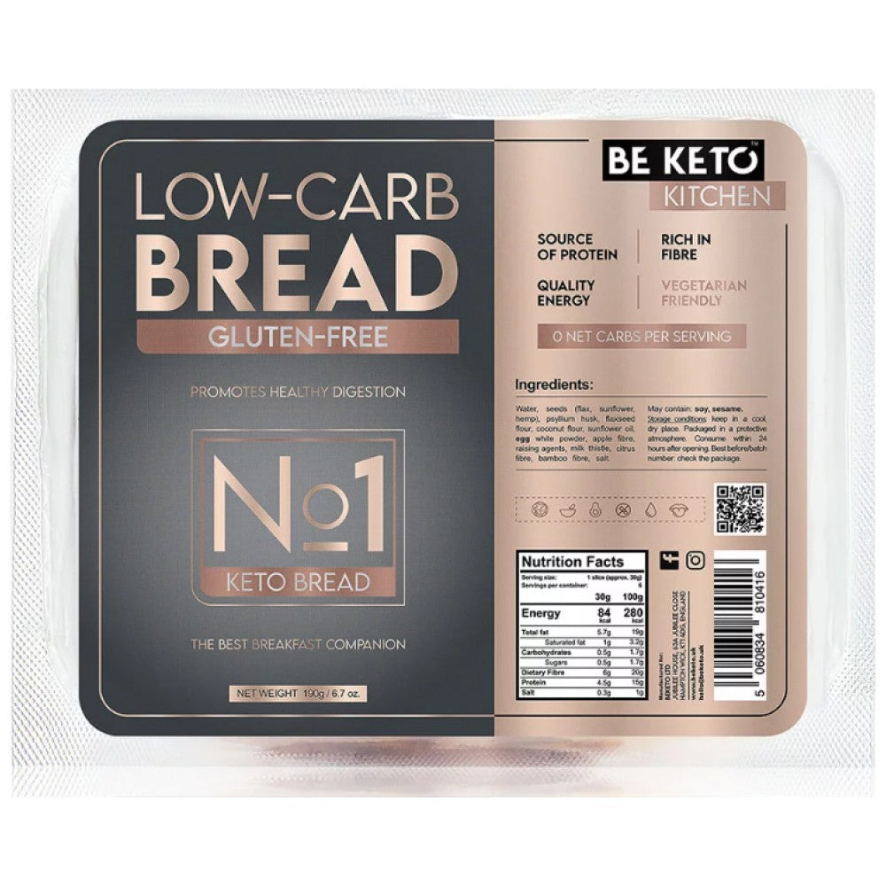 Αριθ. 1 Keto Bread | Χωρίς γλουτένη - 190 γραμμάρια
