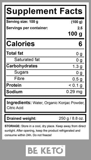 Bio Konjac Spaghetti - 320 γραμμάρια