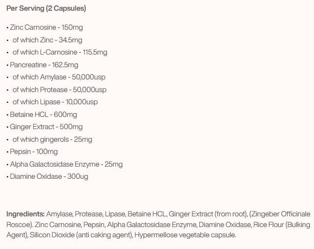 Καψάκια πεπτικής στοίβας 120