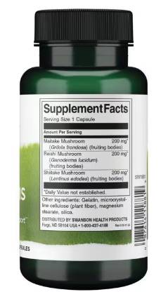 Διάθεση shrooms | Maitake, Reishi, Shiitake 60 κάψουλες