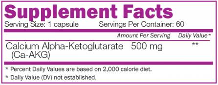 Ασβέστιο 500 mg - 60 κάψουλες