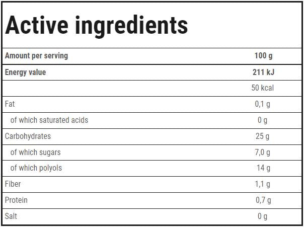 Φρούτα σε ζελέ | Ροδάκινο 600 γραμμάρια