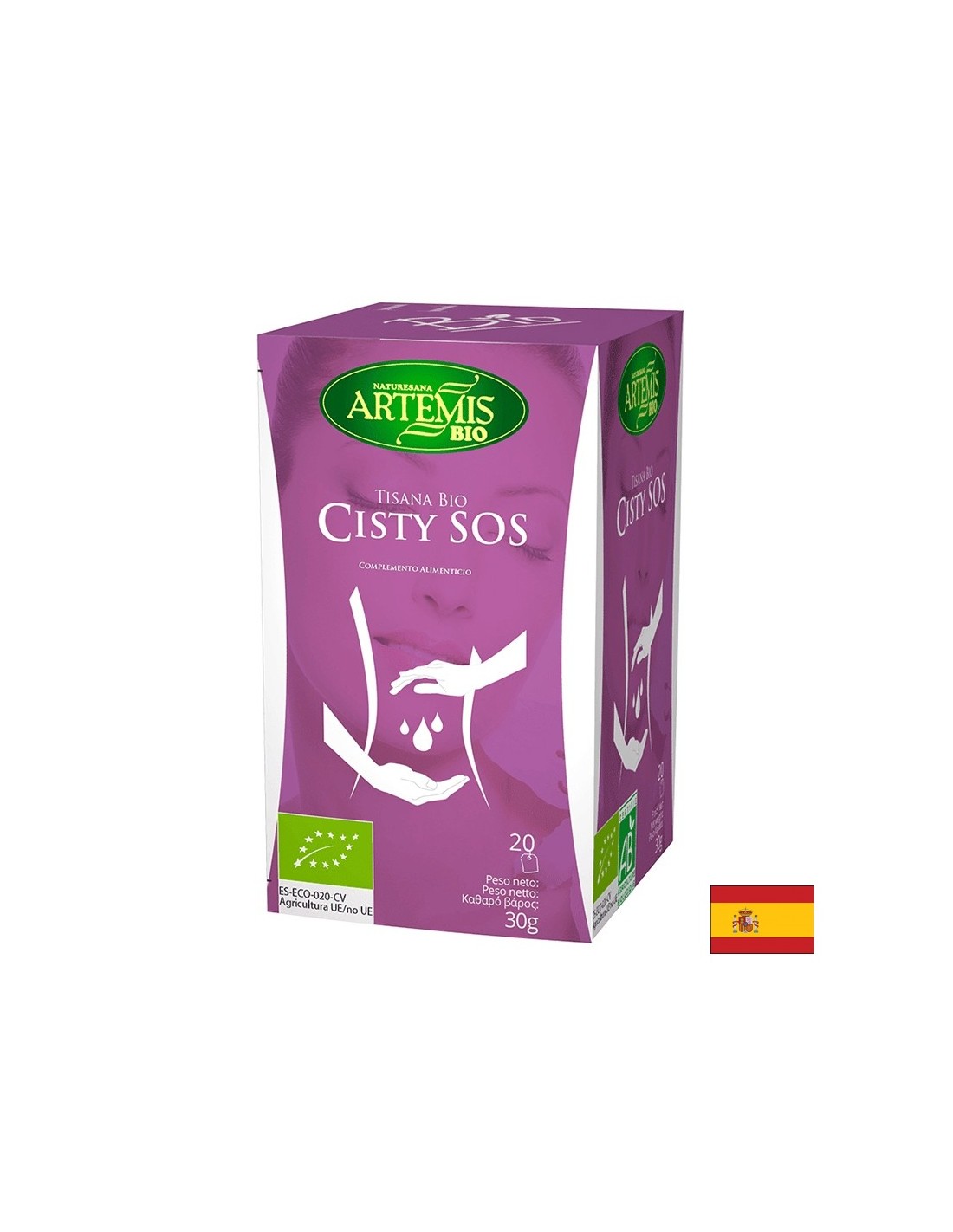 Cystitis SOS Organic Tea, 20 τσάντες φίλτρου