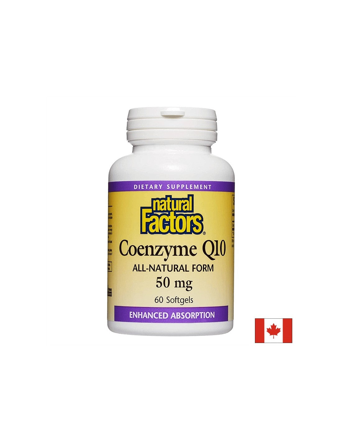 Coenzyme Q10 50 mg | All -Natural Form - 60 κάψουλες πηκτής