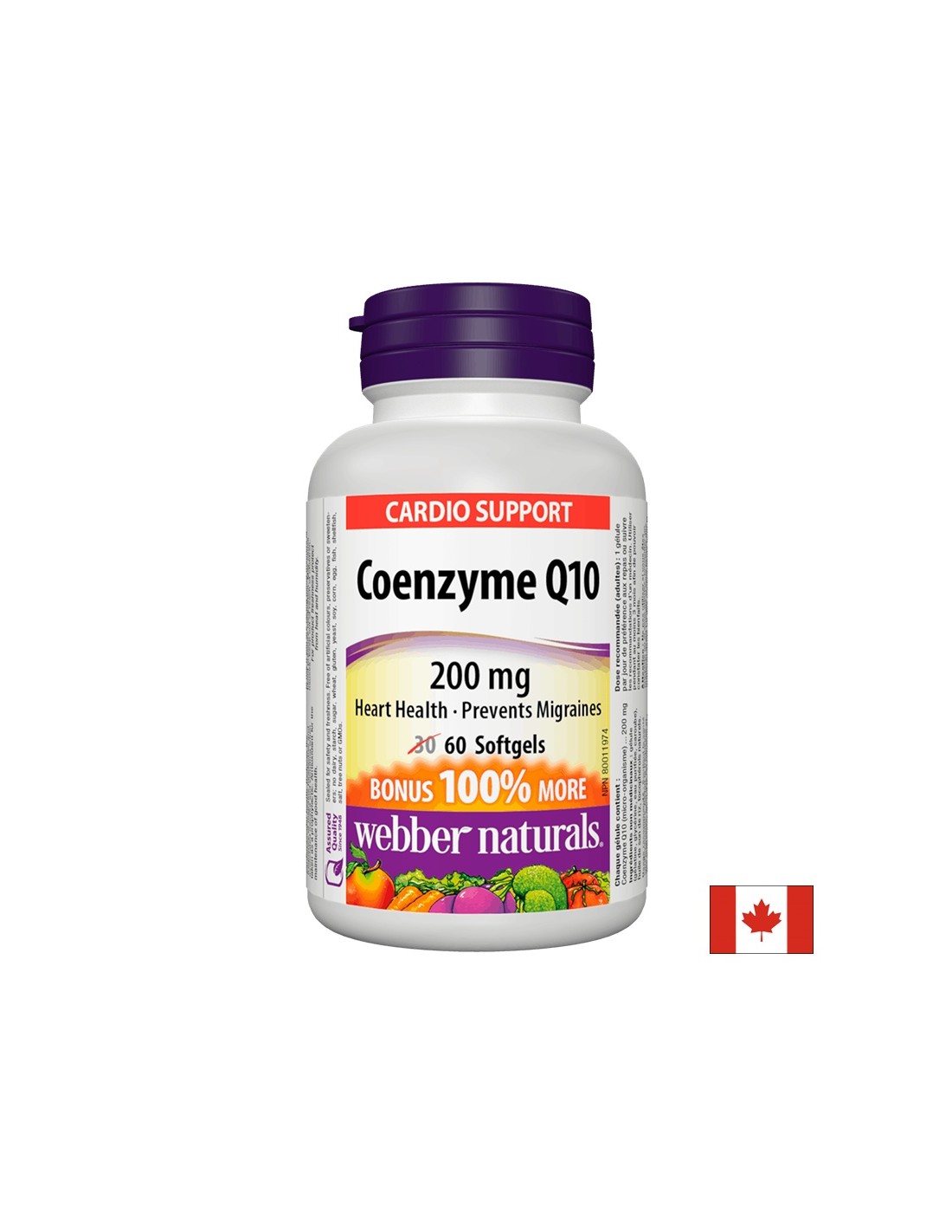 Coenzyme Q10, 200 mg, 60 κάψουλες Softgel