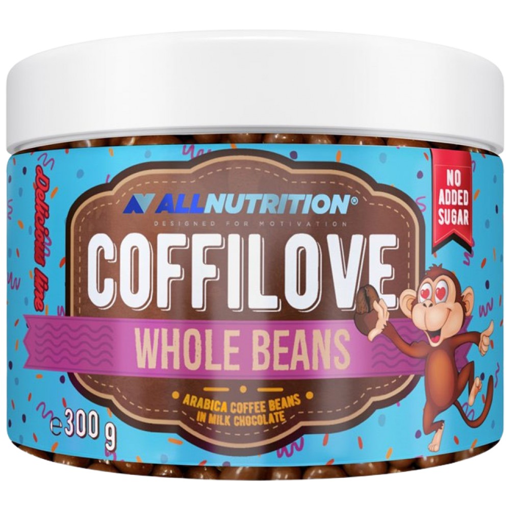 Coffilove | Ολόκληροι κόκκοι καφέ Arabica σε σοκολάτα γάλακτος - 300 γραμμάρια