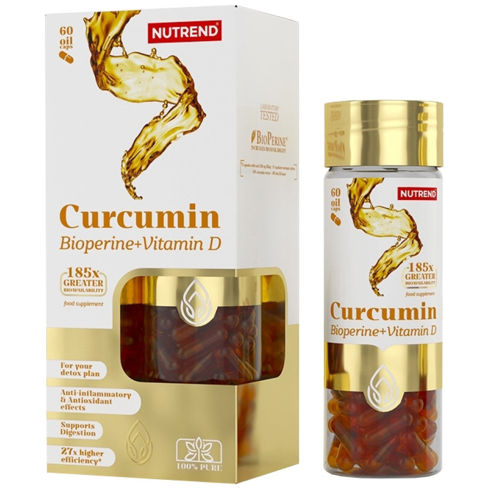 Curcumin + Bioperine + Vitamin D - 60 κάψουλες