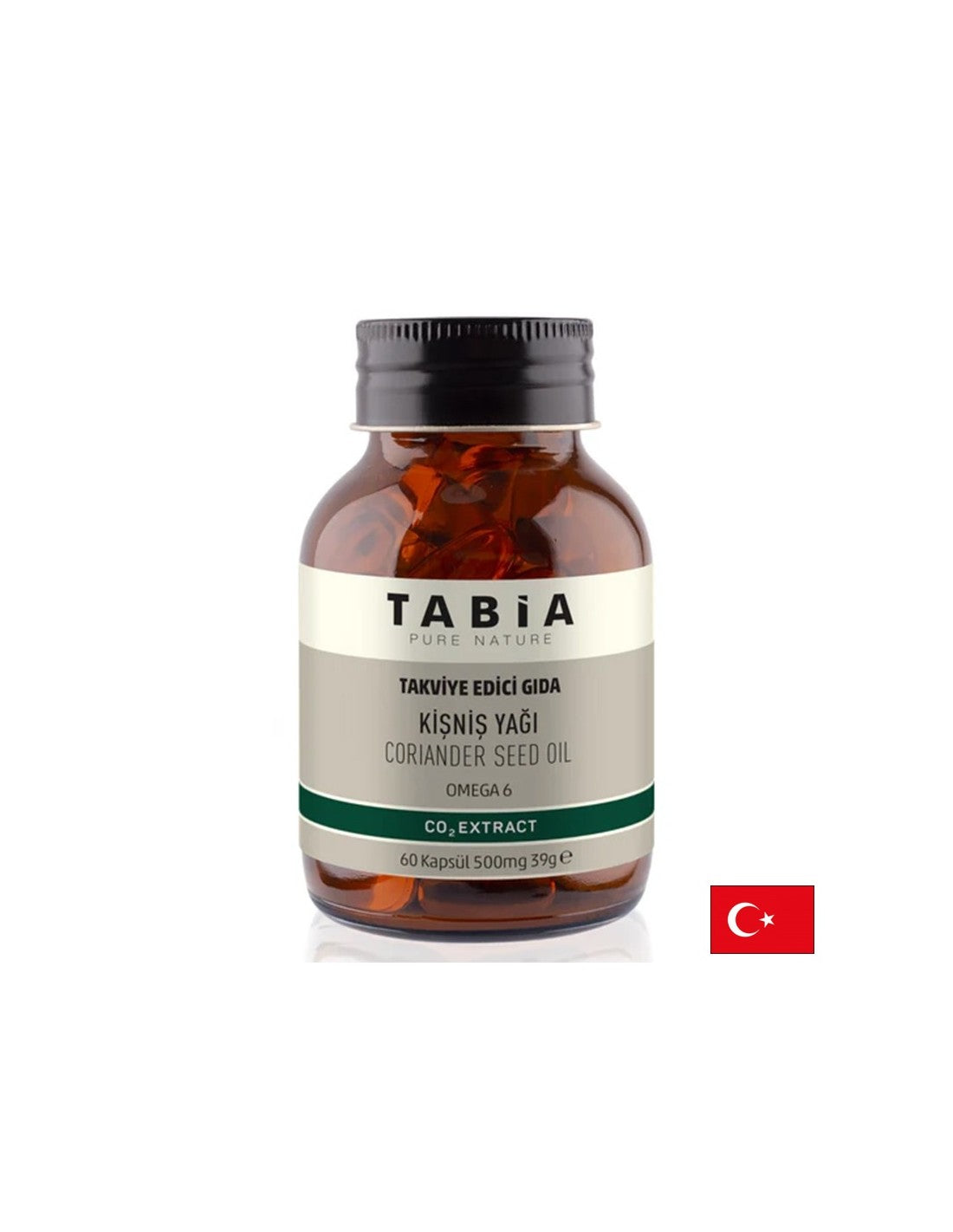 Αποτοξίνωση και καλή πέψη - Λάδι σπόρου κορίανδρου (πηγή ωμέγα -6), 500 mg x 60 κάψουλες softgel