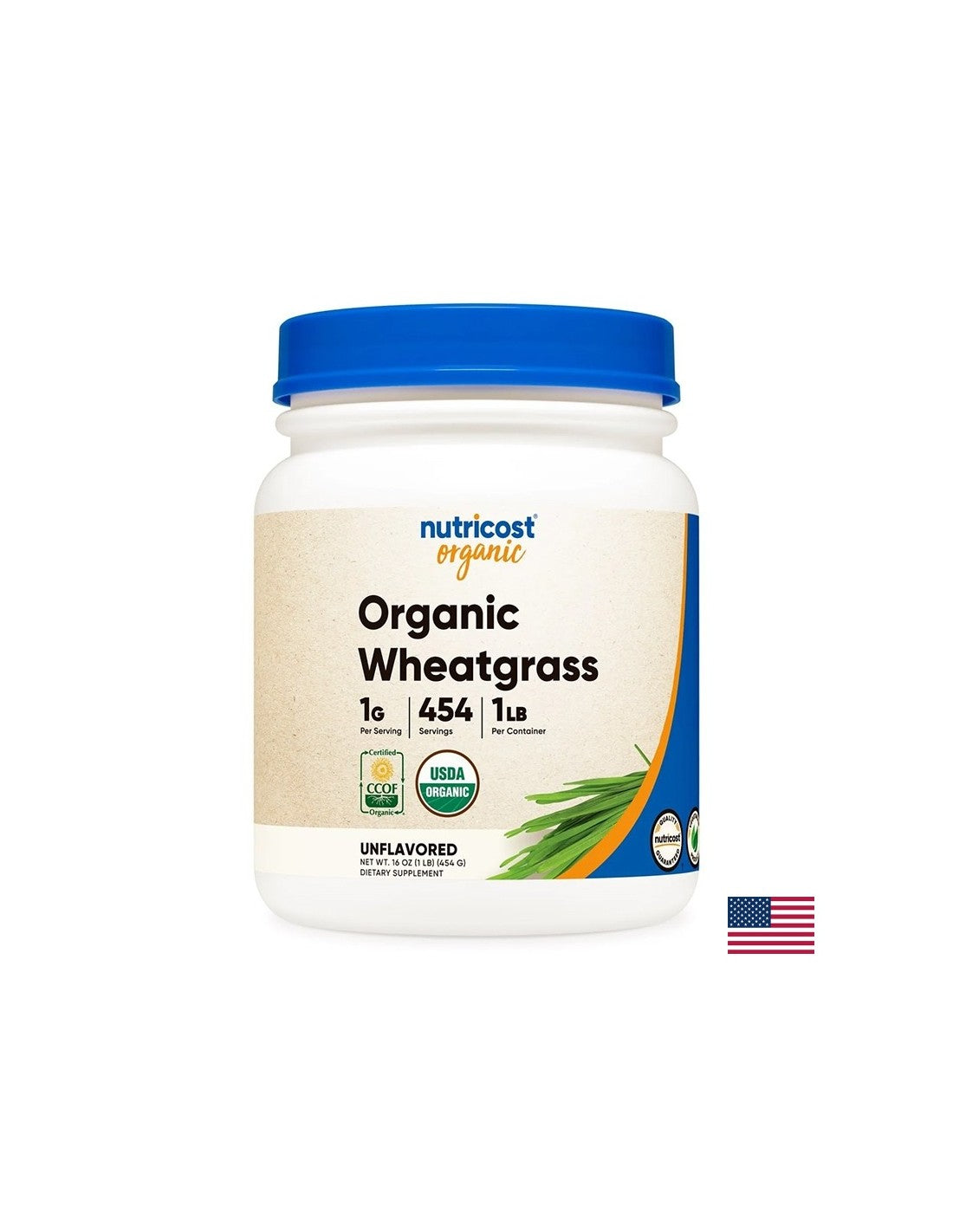 Detox - Wheatgrass Organic, 454 g σκόνης