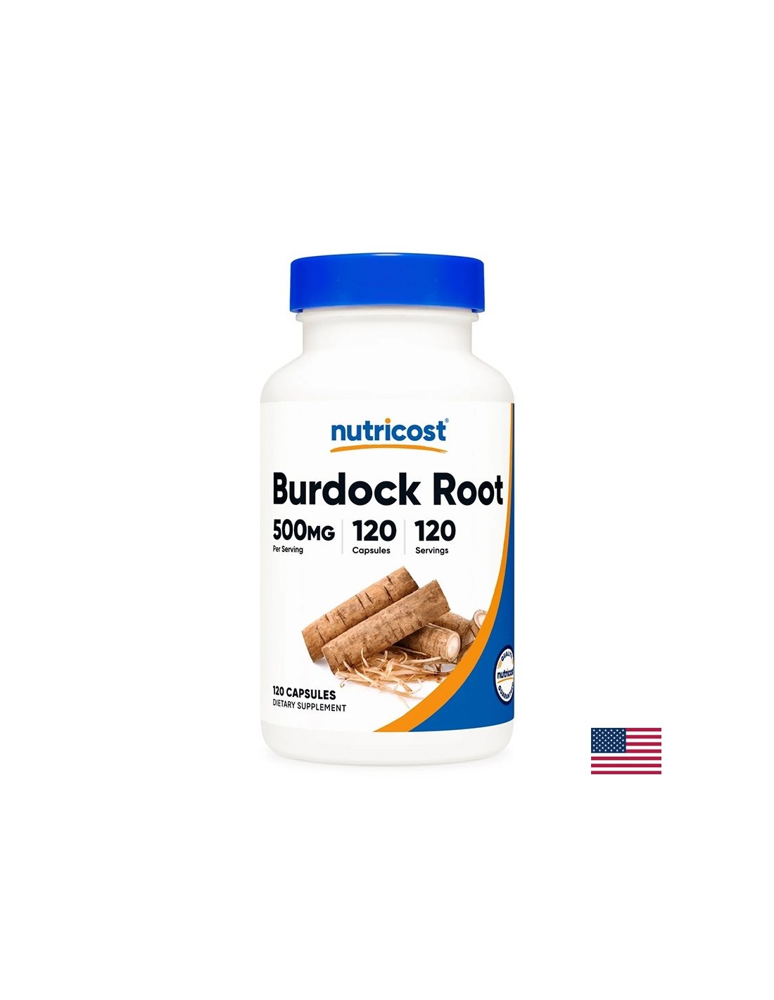 Αποτοξίνωση και ήπαρ - burdock (ρίζα), 500 mg x 120 κάψουλες