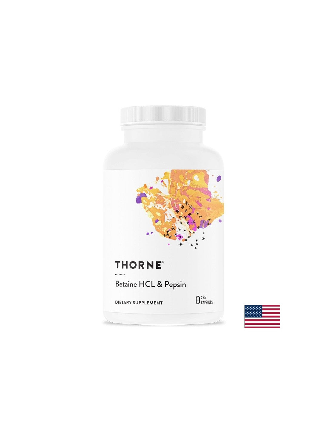 Καλή πέψη - υδροχλωρική Betaine + πεψίνη, 225 κάψουλες