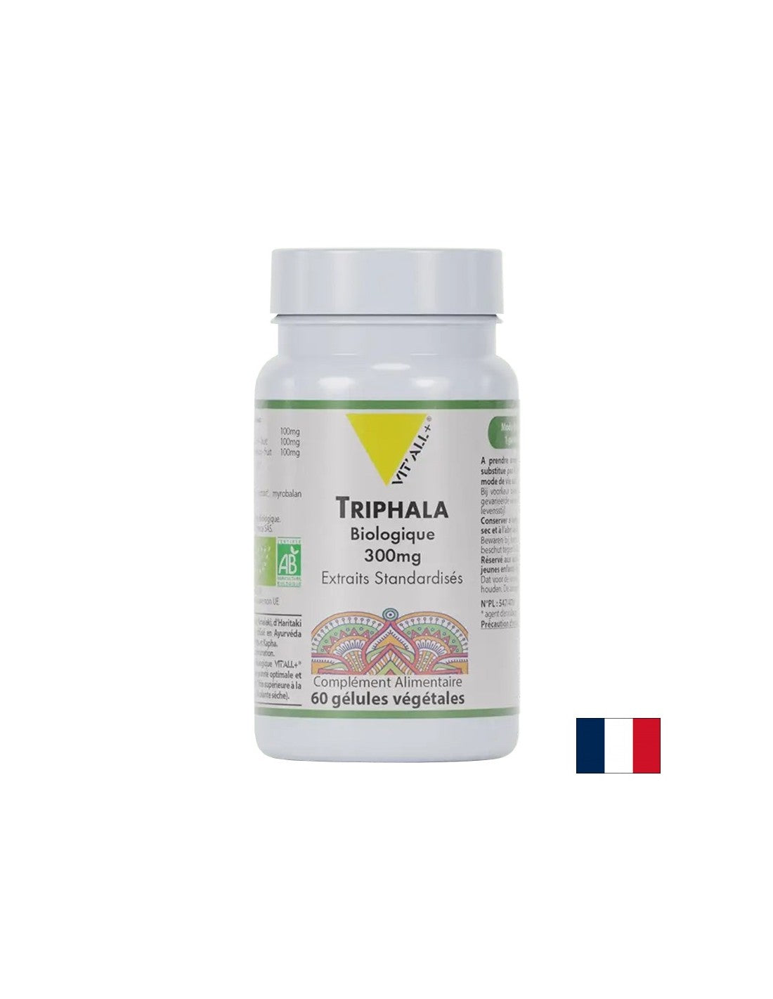 Καλή πέψη και αποτοξίνωση - Triphala Bio, 300 mg x 60 κάψουλες