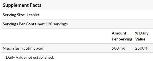 ΚΑΛΥΤΕΡΗ Νιασίνη σε Χρονική Έκδοση με τη Nia<tc>XTEND</tc> 500 mg - 120 Δισκία
