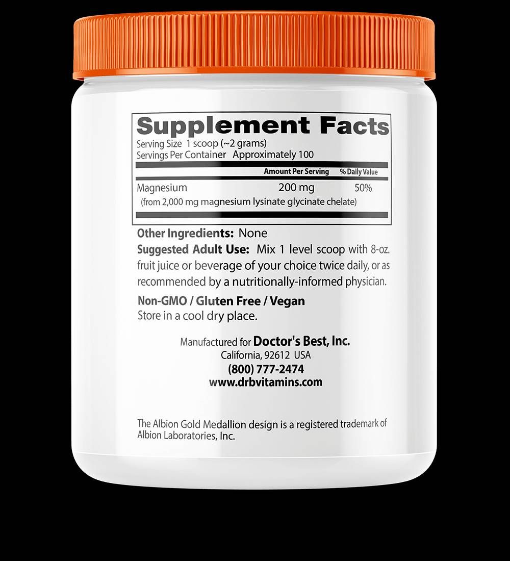 Καλύτερη σκόνη μαγνησίου υψηλής απορρόφησης με traacs - 200 γραμμάρια