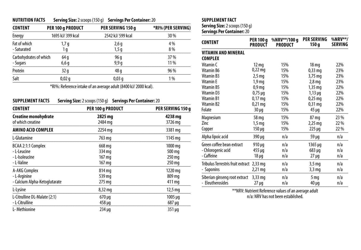 Mass Game Changer - 3000 γραμμάρια