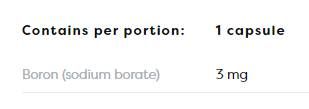 Βόριο 3 mg - 120 κάψουλες