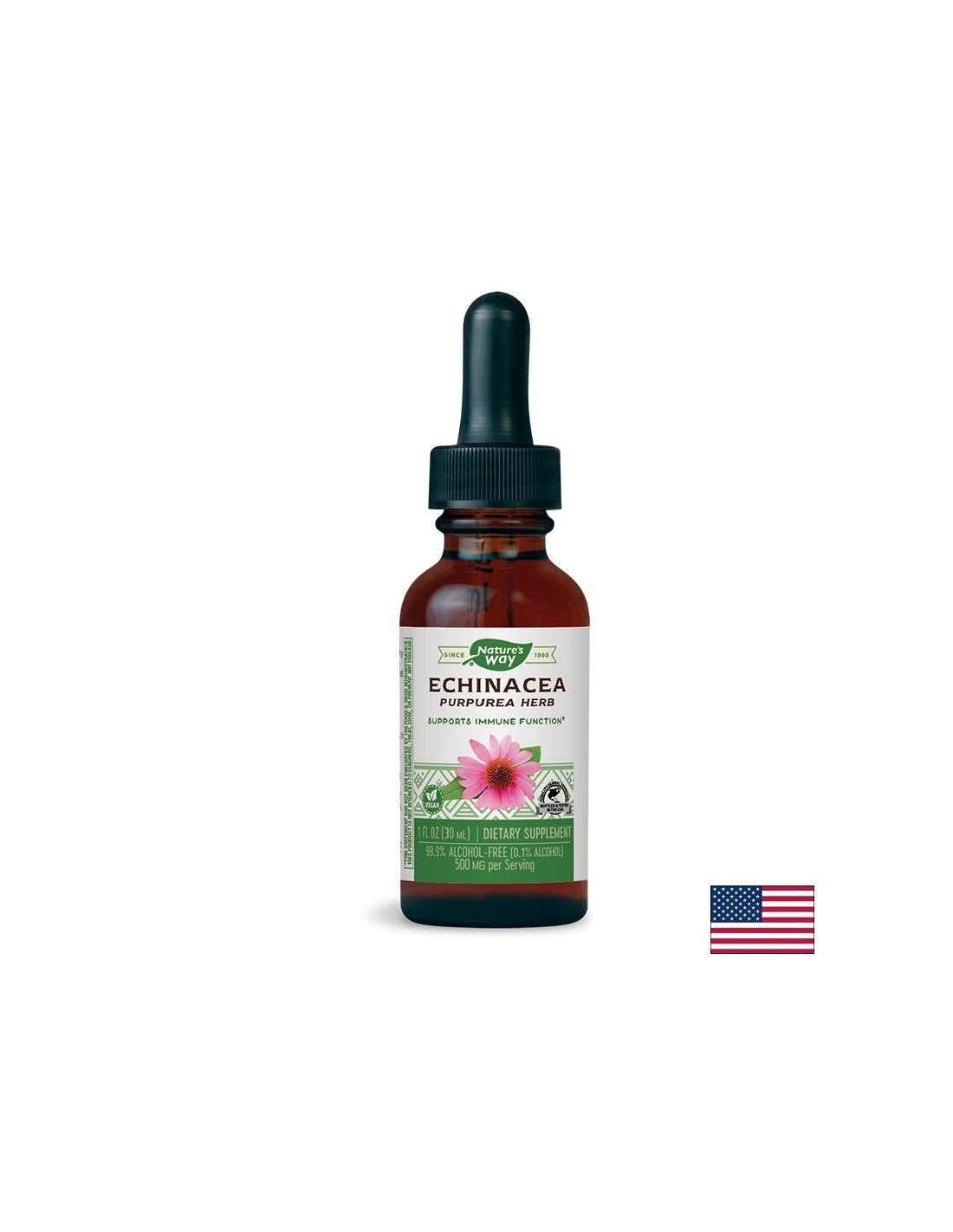 Echinacea - βάμμα - ανοσία και αναπνευστικό σύστημα, 30 ml (χωρίς αλκοόλ)