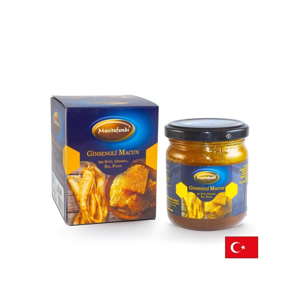 Επικόλληση με βασιλικό ζελέ, μέλι, γύρη μελισσών και ginseng - ανοσία και ενέργεια, 200 g