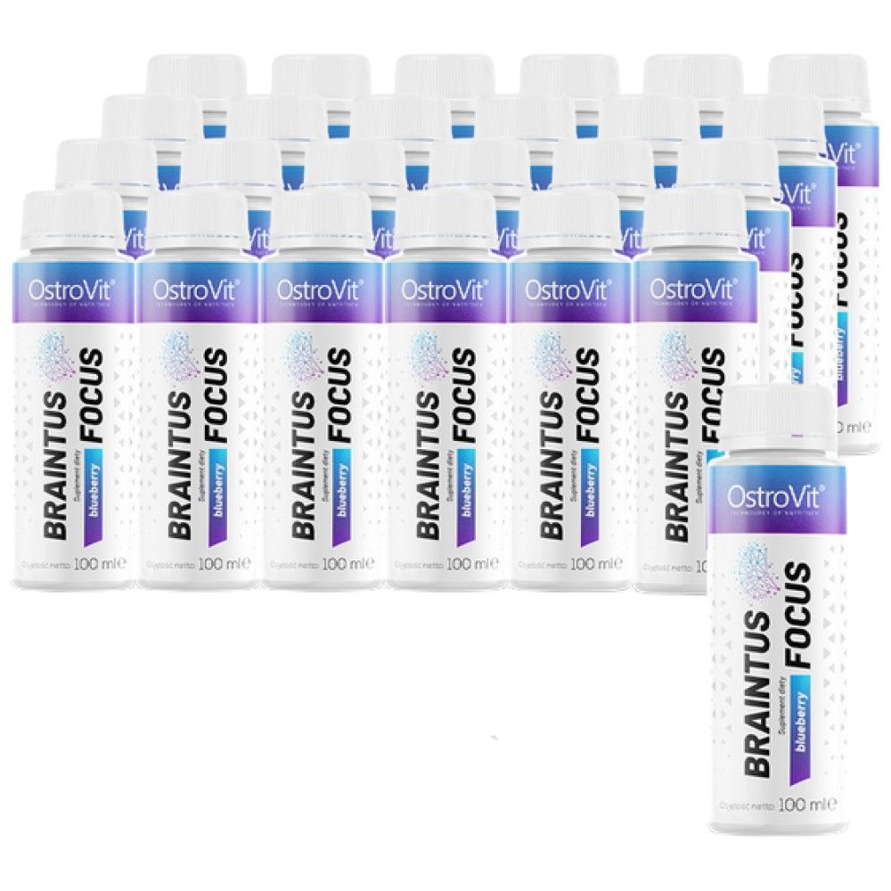 Braintus Focus Shot | Υποστήριξη ενέργειας και εγκεφάλου - 20 x 100 Μ.