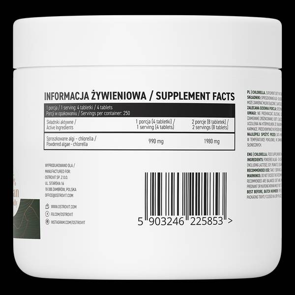 Chlorella - 1000 δισκία