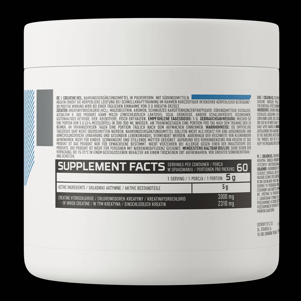 Creatine HCl Powder 300 γραμμάρια