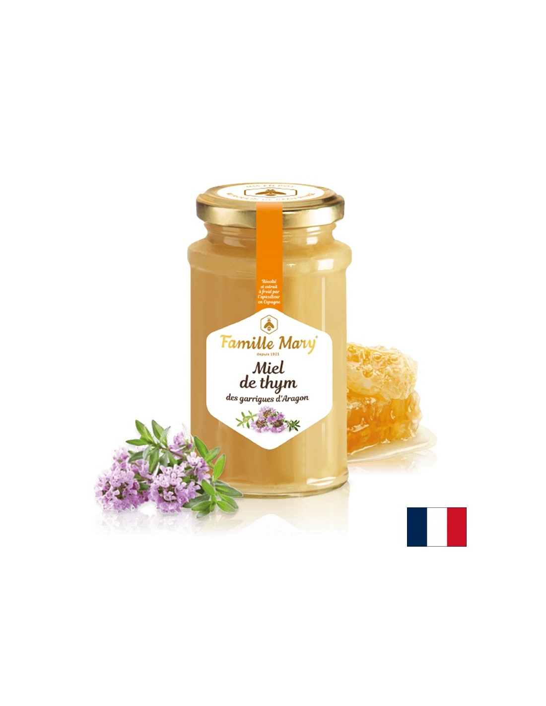 Miel de thym/thyme Honey, 360 g famille Mary
