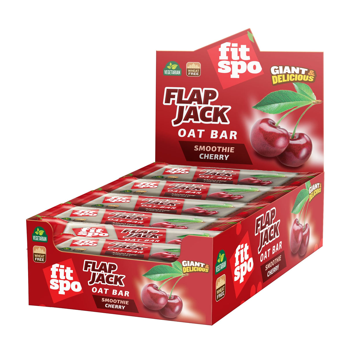 Flap Jack - Energy Oat Bar Cherry - 12 x 90 γραμμάρια