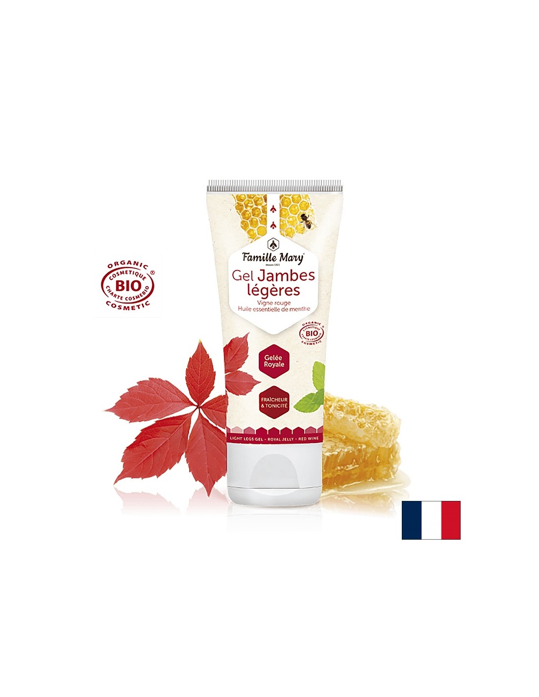 Χαλαρωτικό τζελ για "φωτεινά" πόδια - Gel Jambes Legeres Bio, 100 ml