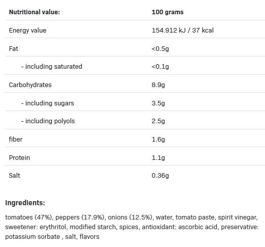 F ** King Delicious Salsa Mexicana - 350 γραμμάρια