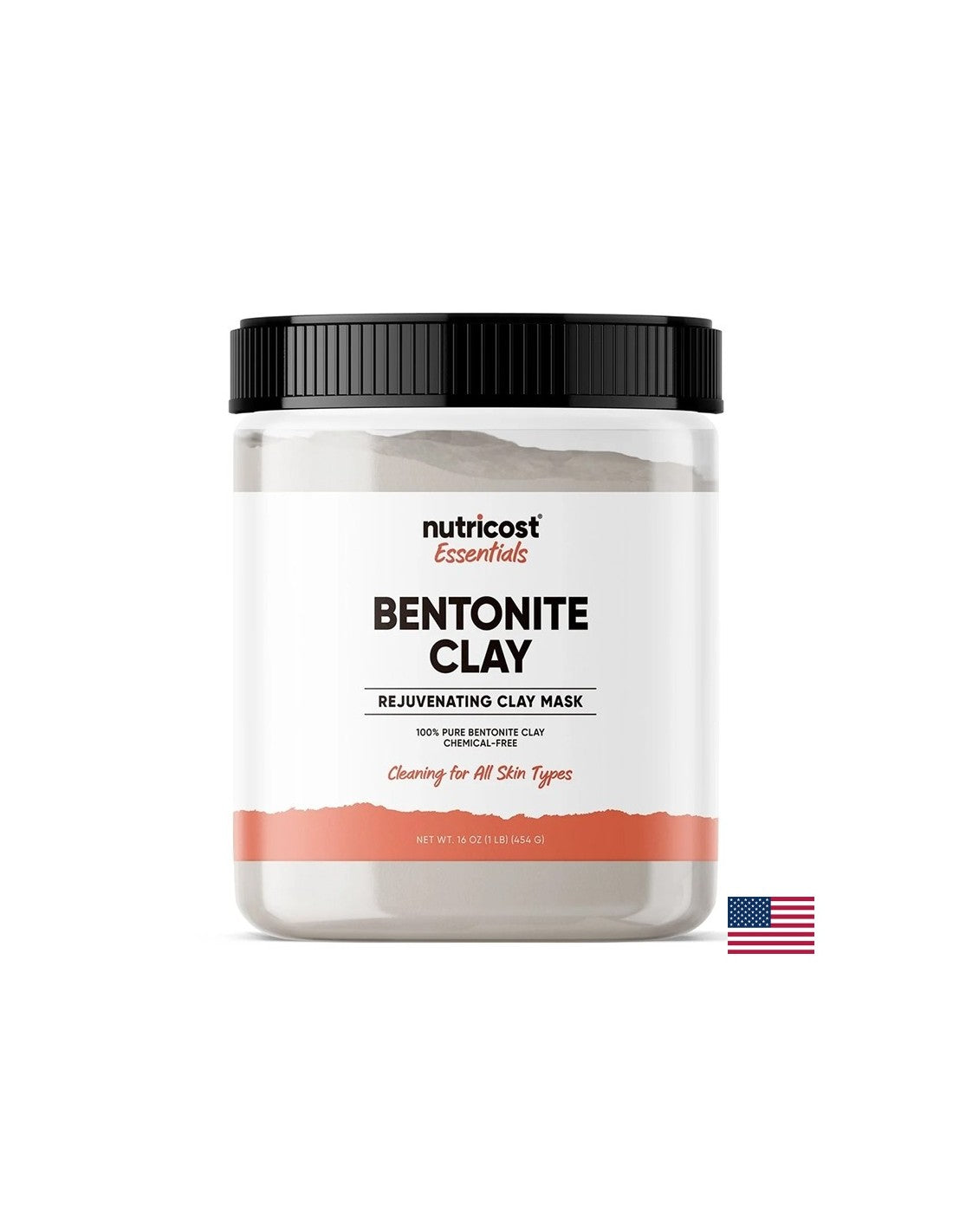 Φροντίδα δέρματος - Πηλός (μπεντονίτης), μάσκα προσώπου, σκόνη 454 g