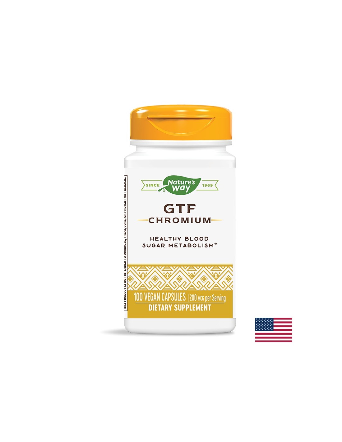 GTF Chromium 200 MCG - 100 κάψουλες